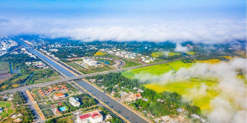 Cách update diễn biến thời tiết Hậu Giang