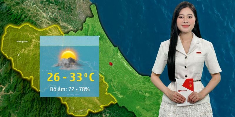 Cập nhật nhanh thời tiết Hà Tĩnh hôm nay