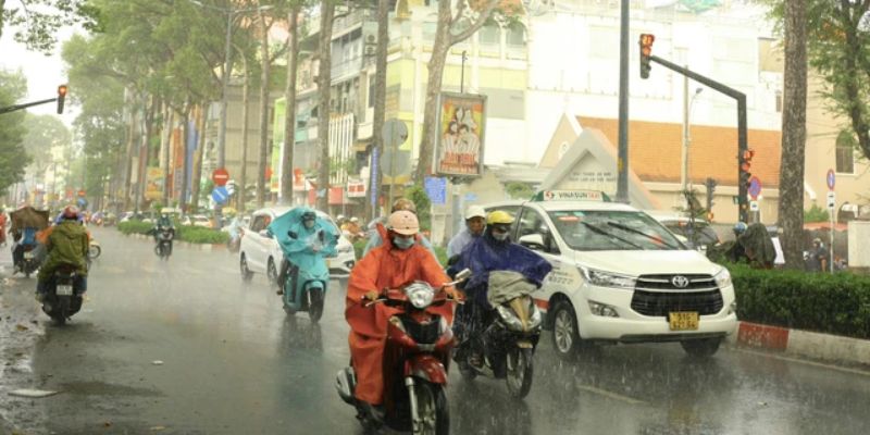 Lượng mưa và sự thay đổi thời tiết tại Hồ Chí Minh
