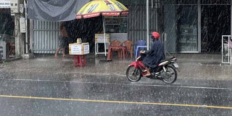 Rủi ro thời tiết và lượng mưa ở tỉnh Tiền Giang